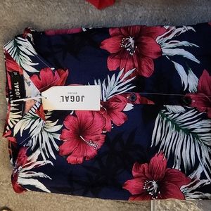 Men's XL Button Down Short Sleeve Hawaiian Shirt